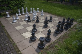 Garden chess, Bavaria, Germany