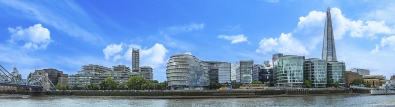 UK, London. Downtown financial business district panorama and city skyline