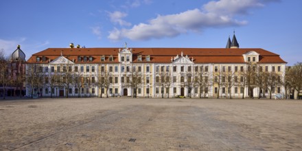 State Parliament, historical buildings, baroque architecture, row of houses, Reinicke's Palace,