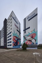 Wohnungsbaugenossenschaft Otto von Guericke eG, high-rise building, residential building, diffuse