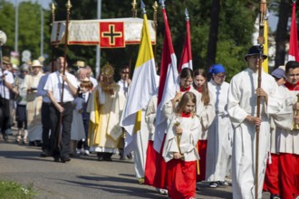 Corpus Christi procession in Schifferstadt (Palatinate)