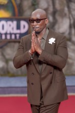 Mahershala Ali at the German premiere of the adventure film Jurassic World, the rebirth at Berlin's