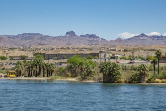Sam's Club warehouse store in desert next to Colorado River in Bullhead City, Arizona