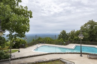 Swimming pool on top of the mountain in Cheaha State Park near Delta, Alabama