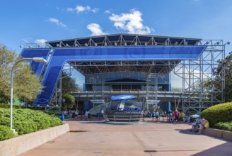 Test Track ride in Epcot at Walt Disney World in Orlando, Florida