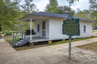 Home where Elvis Presley was born at the Elvis Presley Birthplace and Museum in Tupelo, Mississippi