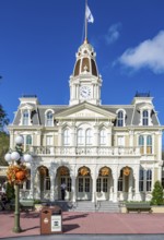 City Hall building in the Town Square on Main Street in Magic Kingdom at Walt Disney World,