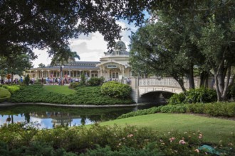 Crystal Palace restaurant in the Magic Kingdom at Walt Disney World, Orlando, Florida
