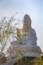 Guan Yin (Goddess of Mercy) statue at Wat Huay Pla Kang Temple in Chiang Rai province of Northern