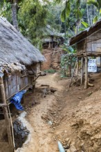 Residences of the Kayah Lahwi (long neck Karen) tribe area of the Union of Hill Tribe Villages