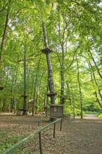 Climbing forest, leisure park, Ostseeallee, Baltic resort, Kühlungsborn, Rostock district,