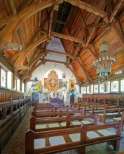 Gustav Adolf Chapel, interior photo, Lützen Museum 1632 to commemorate the Battle of Lützen and the