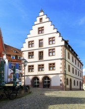 Town hall with stepped gable on the market square, Endingen am Kaiserstuhl, Baden-Württemberg,