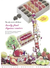 New Berry Fruits sweet liqueur Meltis Ltd advert advertising in Country Life magazine UK 1951