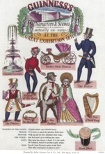 Guinness 1851 Great Exhibition centenary advert advertising in Country Life magazine UK 1951