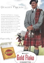Wills Gold Flake tobacco advert advertising in Country Life magazine UK 1951