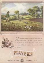 Player's Navy cut Partridge shooting tobacco and cigarettes advert advertising in Country Life