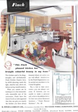 Finch and Company planned kitchen advert advertising in Country Life magazine UK 1951