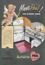 Paul kitchens advert advertising in Country Life magazine UK 1951