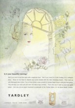 Yardley cream advert advertising in Country Life magazine UK 1951
