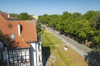 Ostseeallee, traffic-calmed area, Baltic seaside resort, Kühlungsborn, Rostock district,