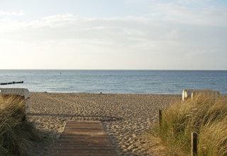 Beach access 14, beach chairs, beach, Baltic Sea, Baltic Sea resort, Kühlungsborn, Rostock