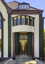 Entrance to the Behrens House by Peter Behrens, Mathildenhöhe, UNESCO World Heritage Site,