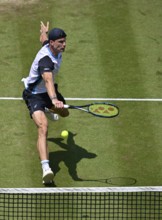 Marton Fucsovics HUN Action Tennis, ATP 250, BOSS Open 2025, Stuttgart, Baden-Württemberg, Germany