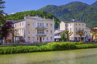 Leharvilla on the banks of the Traun, Bad Ischl, Trauntal, Salzkammergut, Upper Austria, Austria