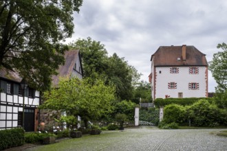 Abtschlösschen, Münchsteinach, Steigerwald nature park Park, Middle Franconia, Franconia, Germany