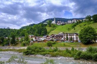 San Pietro di Cadore, on the Piave, Dolomites, Trentino, Italy