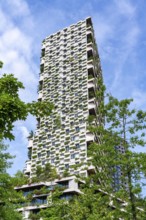 Wonderwoods residential tower, one of 2 green buildings, in Utrecht in the new Healthy Urban