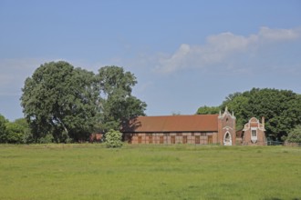 UNESCO Luisium, neo-Gothic stud farm, Dessau-Wörlitz Garden Kingdom, Dessau, Dessau-Roßlau,