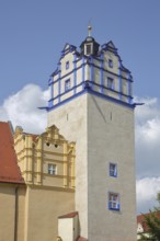 Blue Tower of the Renaissance Castle, Bernburg, Saxony-Anhalt, Germany
