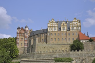 Renaissance castle, landmark, Bernburg, Saxony-Anhalt, Germany