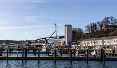 The town harbour of Sassnitz, Rügen, Mecklenburg-Vorpommern, Germany