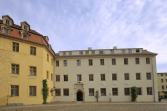 Historic Old Latin School built in 1564, Luther city Wittenberg, Fläming, Saxony-Anhalt, Germany