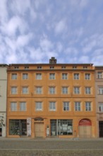 Historic Cranach-Hof, Cranachhof, Cranach-Höfe, market square, Luther city Wittenberg, Fläming,