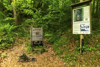 GEO nature park Park Frau Holle Land am Meissner, former Johannisstollen with coal mining since