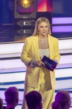 Beatrice Egli at the Beatrice Egli Show in Studio Berlin Adlershof on 08.04.2025. The broadcast
