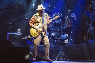 Carlos Santana, singer and guitarist of Santana live on Oneness Tour 2025 at the Uber Arena in