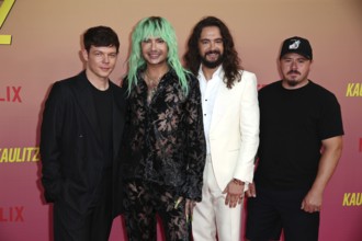 Band Tokio Hotel: Georg Listing, Bill Kaulitz, Tom Kaulitz and Gustav shepherd - Special Screening