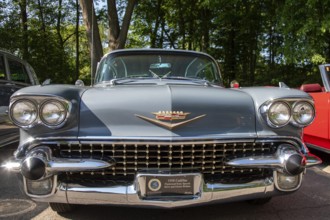 Grosse Pointe Shores, Michigan - The 1958 Cadillac Fleetwood Sixty Special was on display for the