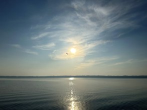 Evening atmosphere, Lake Starnberg, Bavaria, Germany
