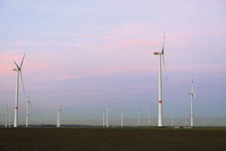Wind turbines... Energy generation, renewable energy (North Rhine-Westphalia), wind turbines, wind