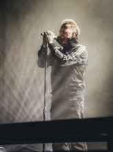 Singer Samuel David Carter from Architects live on European Tour 2026 in the Berlin Velodrome on 22