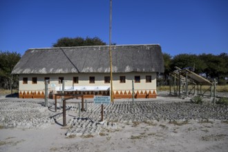 South Camp Elephant Safe Sanitary Facilities, Campground, Nxai-Pan National Park, near Gweta,