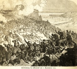 Storming of Malakoff on September 8, 1855, Battle of Malakov, fortifications on Malakov Hill,