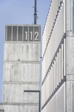 Fire Department, 112, fire station, modern guard, silver façade, fire and rescue station 10,