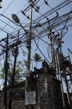 Power, Internet, data lines, Kuta, Bali, Indonesia